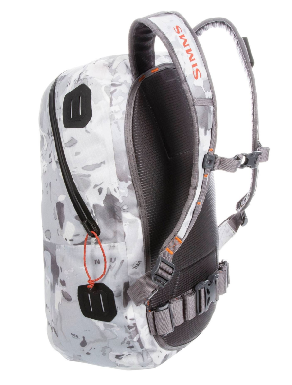 Simms Dry Creek Z Backpack Cloud Camo Grey Back Simms Dry Creek Z Backpack Cloud Camo Grey Back